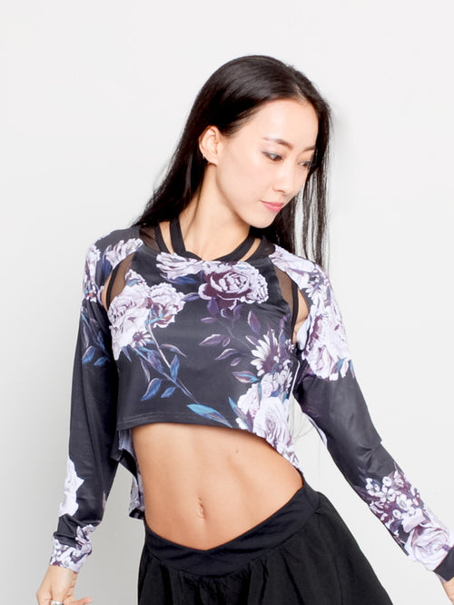 Go Deep Crop Top in Rose
